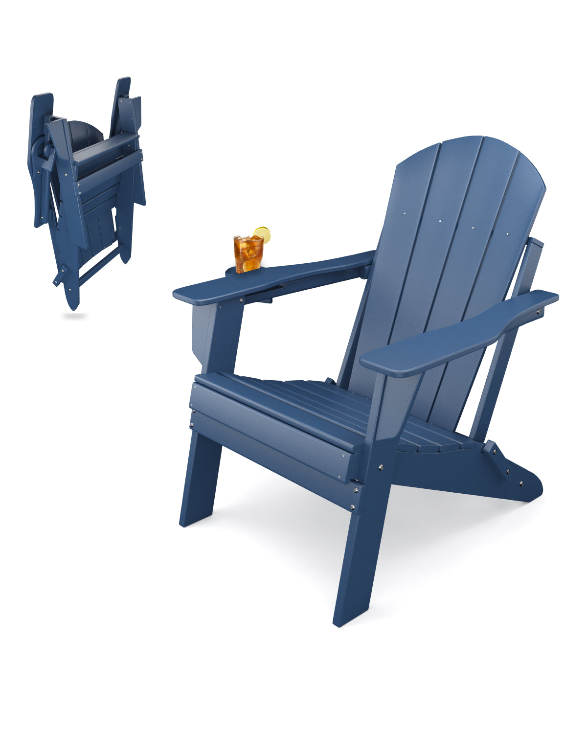 Adirondack Chair Navy – Sleek Space - Main Image