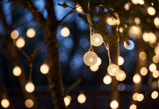 How to Decorate Outdoor Trees for Christmas