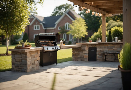 How to Build an Outdoor Grill Station