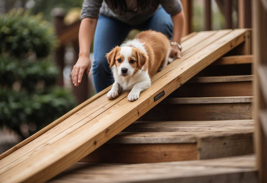 How to Build an Outdoor Dog Ramp Over Stairs