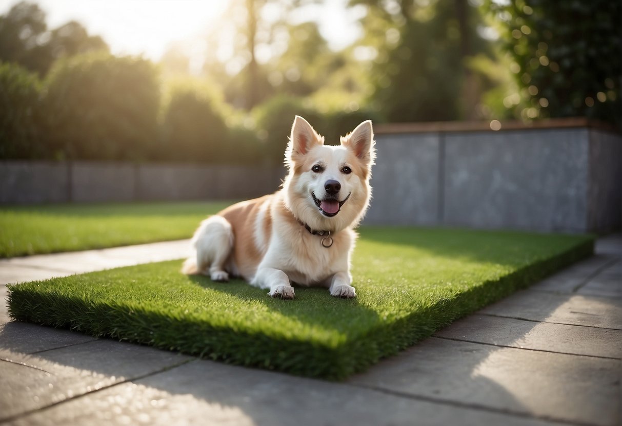 How to Build an Outdoor Dog Potty Area on Concrete Sleek Space