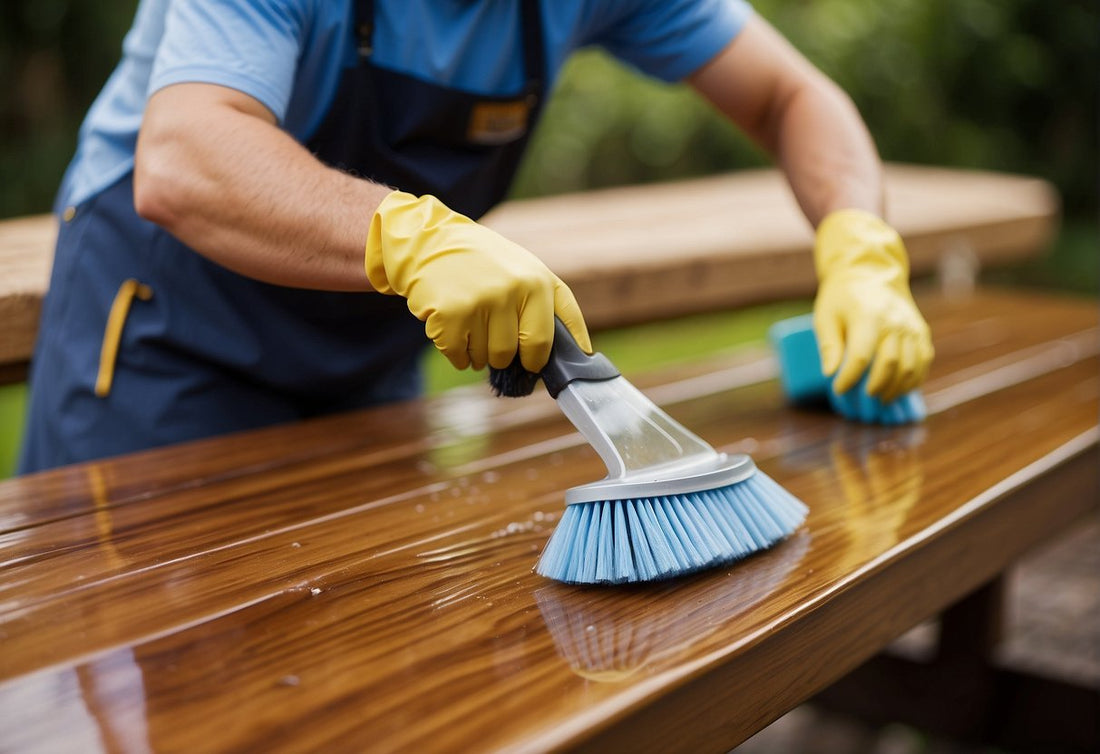 How to Clean Outdoor Wood Furniture