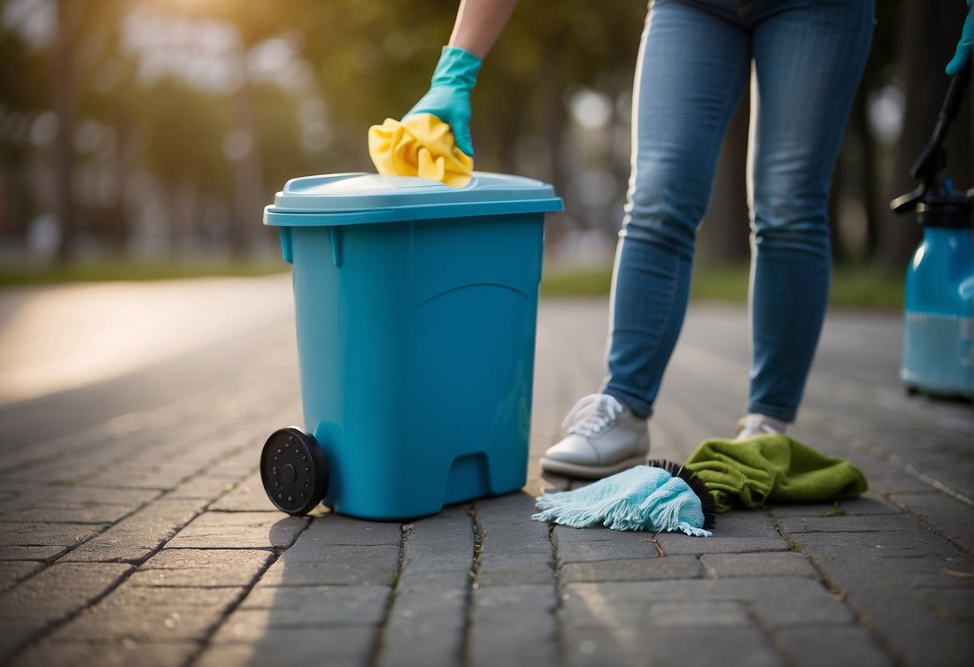 How to Clean Outdoor Trash Can