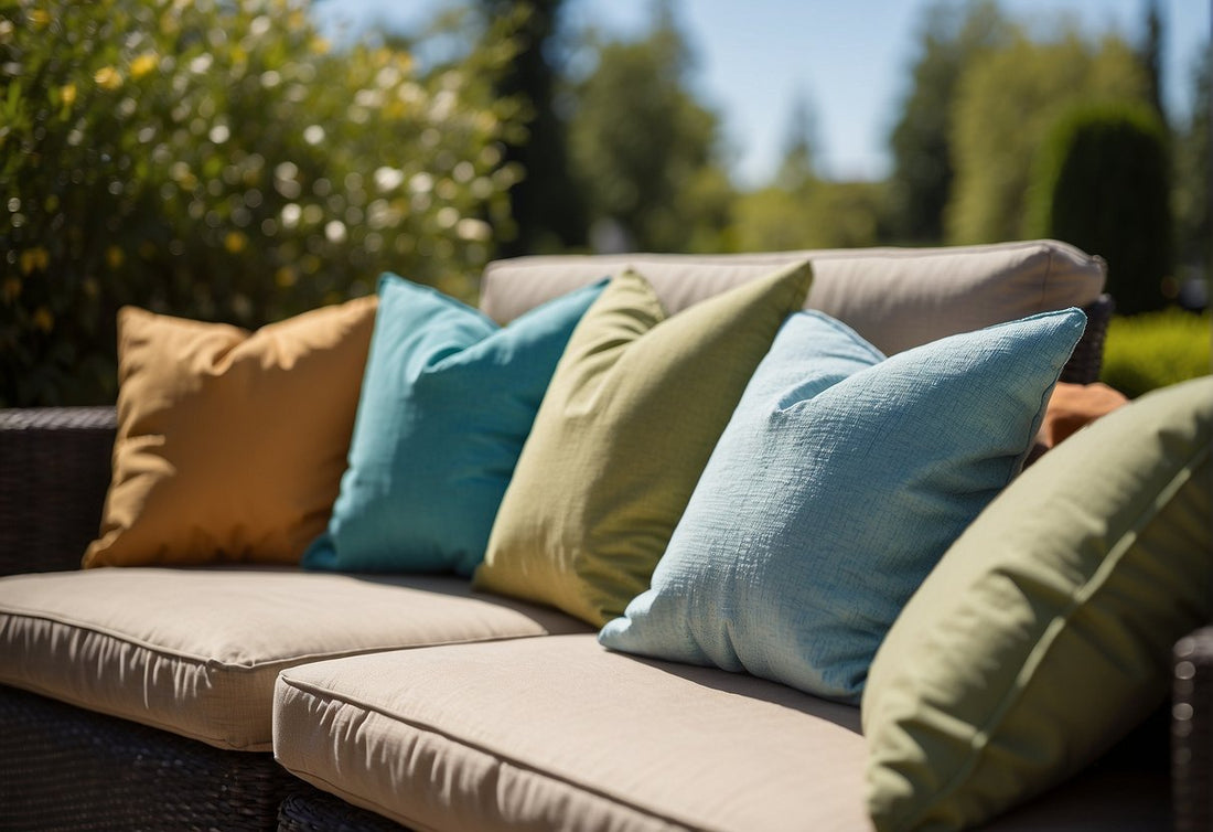 How to Get Mildew Out of Outdoor Cushions