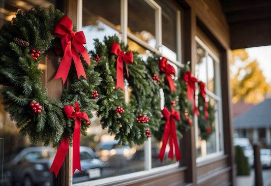 How to Hang Outdoor Wreaths on Windows