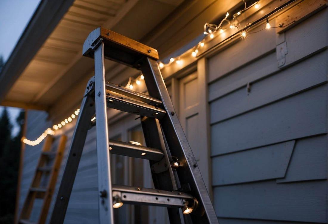 How to Hang Christmas Lights Outdoor