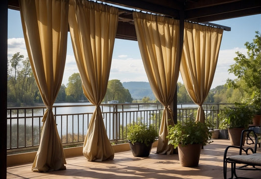 How to Keep Outdoor Curtains from Blowing