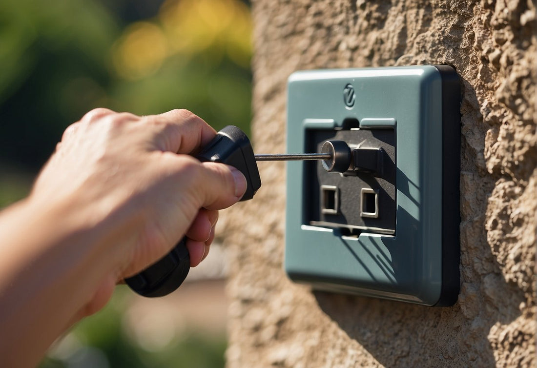 How to Open Outdoor Outlet Cover