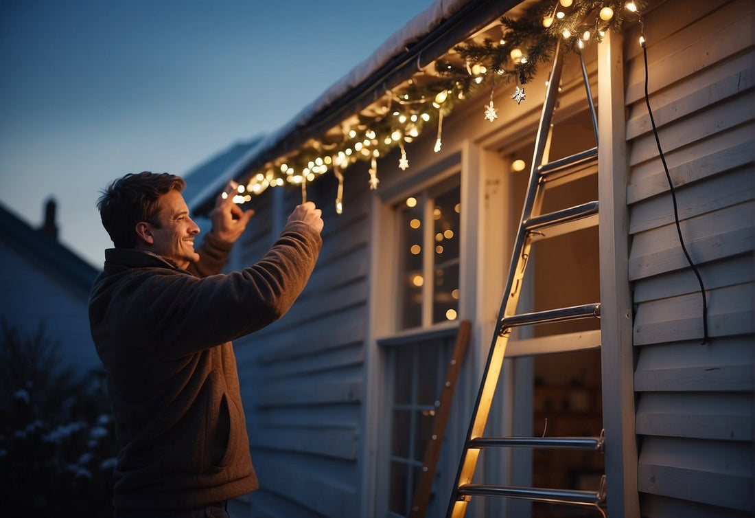 How to Put Up Christmas Lights Outdoor