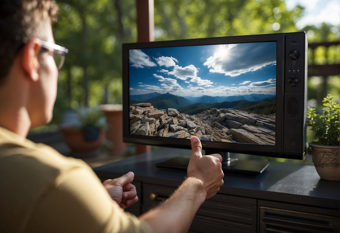 What Type Of Tv Is Best To Reduce Glare How to Reduce Glare on Outdoor TV β Sleek Space