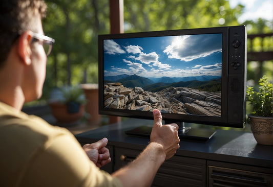 How to Reduce Glare on Outdoor TV