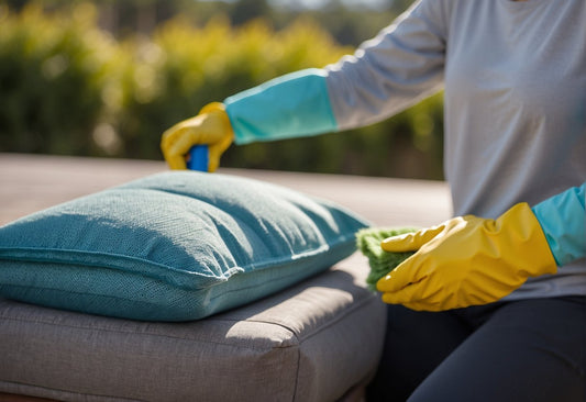 How to Remove Mildew from Outdoor Cushions