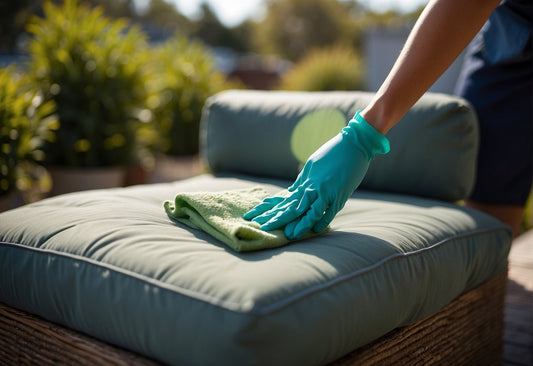 How to Remove Mildew Stains from Outdoor Cushions Without Bleach