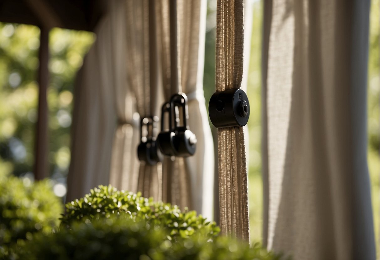 How to Weigh Down Outdoor Curtains Sleek Space