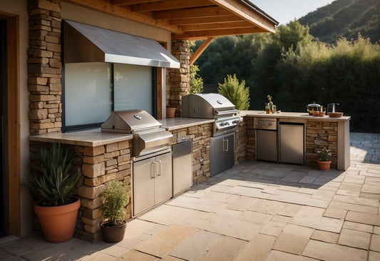 How to Frame Outdoor Kitchen