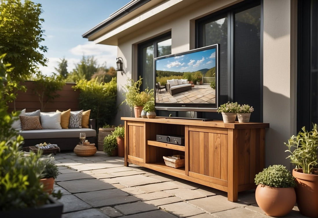 How To Make An Indoor Tv An Outdoor Tv How to Build an Outdoor TV Cabinet – Sleek Space
