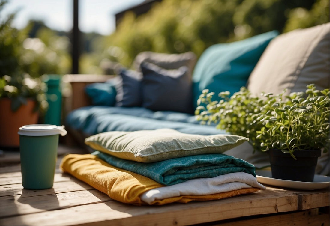 How to Paint Outdoor Cushions