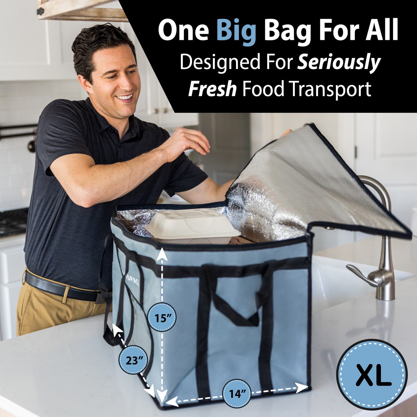 Insulated Food Delivery Bag