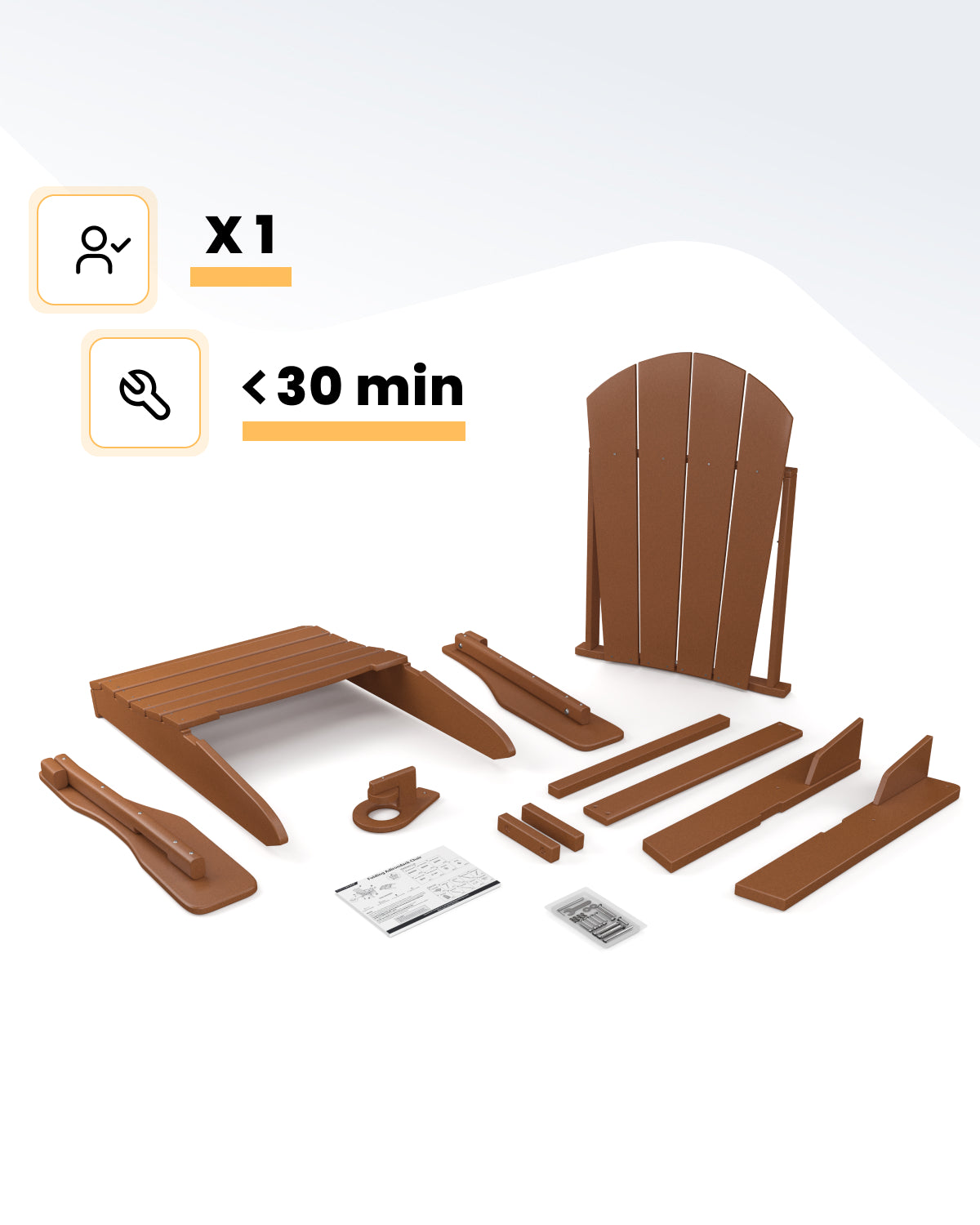 Adirondack Chair - Wood