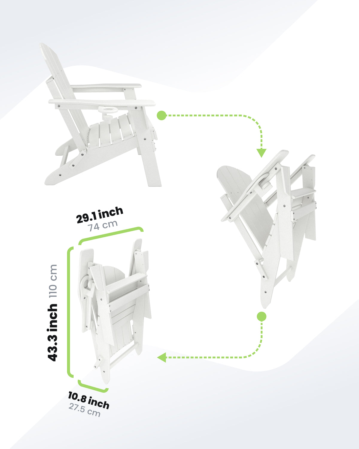 Adirondack Chair - White